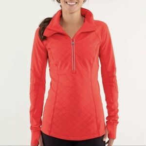 Lululemon Run Quilted Toasty Tech Pullover ½ Zip